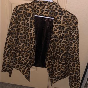 Leopard Blazer